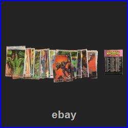 1993 Marvel Masterpieces COMPLETE Base Set 1-90 Trading Card Set Skybox Sleeved