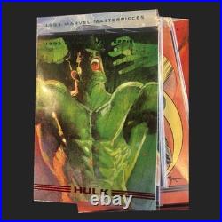 1993 Marvel Masterpieces COMPLETE Base Set 1-90 Trading Card Set Skybox Sleeved 1993 Marvel Masterpieces COMPLETE Base Set 1-90 Trading Card Set Skybox Sleeved