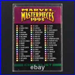 1993 Marvel Masterpieces COMPLETE Base Set 1-90 Trading Card Set Skybox Sleeved