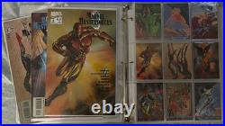 1993 Marvel Masterpieces Complete Set + Dyna Etch Set With Extras! Free Shipping
