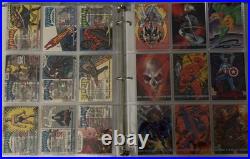 1993 Marvel Masterpieces Complete Set + Dyna Etch Set With Extras! Free Shipping