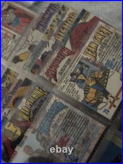 1993 Marvel Masterpieces Complete Set + Dyna Etch Set With Extras! Free Shipping