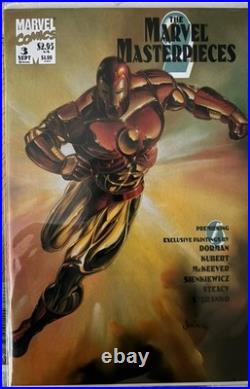 1993 Marvel Masterpieces Complete Set + Dyna Etch Set With Extras! Free Shipping