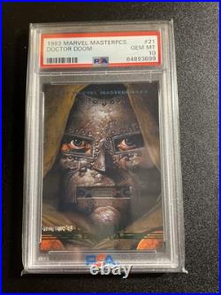 1993 Marvel Masterpieces Doctor Doom #21 PSA 10 GEM MINT