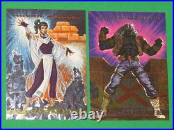 1993 Marvel Masterpieces Dyna-etch X-men 2099 Foil 8 Card Insert Chase Set