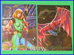 1993 Marvel Masterpieces Dyna-etch X-men 2099 Foil 8 Card Insert Chase Set