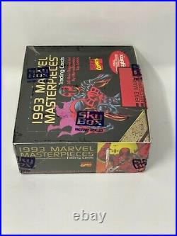 1993 Marvel Masterpieces Factory Sealed Trading Cards Box 36 Packs