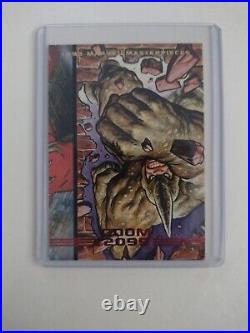 1993 Marvel Masterpieces Rhino ErrorMisprint Card? Ultra Rare Read Description