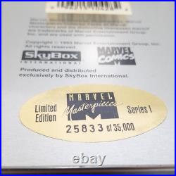 1993 Marvel Masterpieces Series 1 Factory Sealed Limited Edition #25833 of 35000