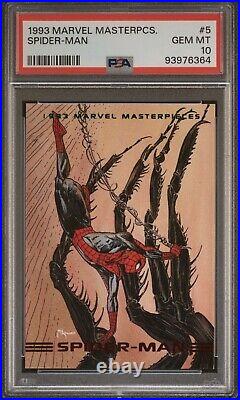 1993 Marvel Masterpieces Spider-Man #5 PSA 10 Gem Mint