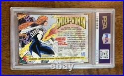1993 Marvel Masterpieces Spider-woman Psa 10 Gem Mint #33 Fantastic Four Pop 4