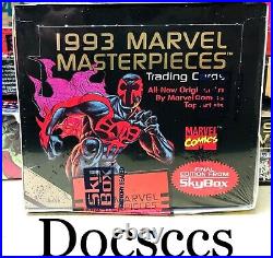 1993 Marvel Masterpieces Trading Card Factory Sealed 36 Pack Box of Case SkyBox