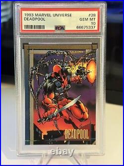 1993 Marvel Universe Deadpool #28 PSA 10