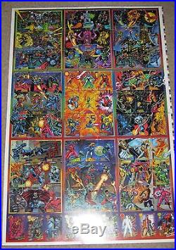 1993 Marvel Universe IV Manufacturer Uncut Card Proof Sheets 3 Total FULL SET