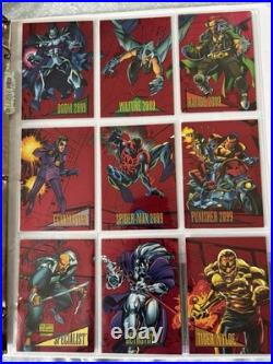 1993 Marvel Universe Series 4 Complete! Base Set 9 Red Foil H-IV