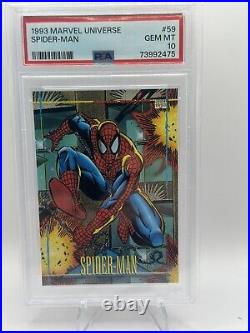 1993 Marvel Universe Spider-Man #59 PSA 10