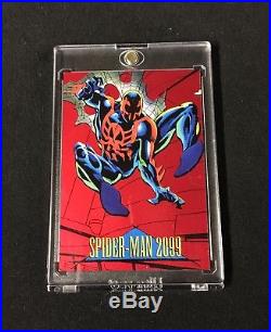 1993 Marvel Universe Spider-man Blank Back Promo Sticker Sample Comic Card Rare