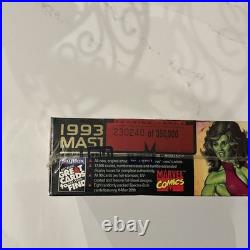 1993 SkyBox Marvel Masterpieces FACTORY SEALED BOX