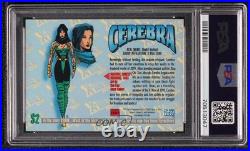 1993 SkyBox Marvel Masterpieces X-Men 2099 Dyna-Etch Cerebra PSA 10 GEM MT 17s2