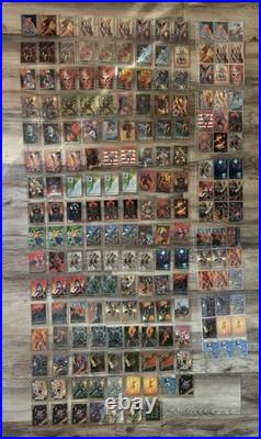1993 Skybox MARVEL Masterpieces SET OF 187 CARDS SEE EVERY CARD MINT IN SLEEVES