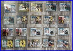1993 Skybox MARVEL Masterpieces SET OF 187 CARDS SEE EVERY CARD MINT IN SLEEVES