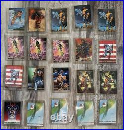 1993 Skybox MARVEL Masterpieces SET OF 187 CARDS SEE EVERY CARD MINT IN SLEEVES