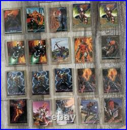 1993 Skybox MARVEL Masterpieces SET OF 187 CARDS SEE EVERY CARD MINT IN SLEEVES