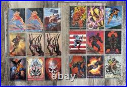 1993 Skybox MARVEL Masterpieces SET OF 187 CARDS SEE EVERY CARD MINT IN SLEEVES