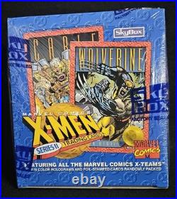 1993 Skybox Marvel Comic's X-Men Series 2 Trading Cards Factory Sealed Box