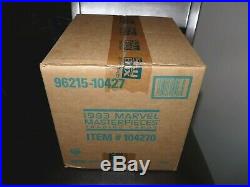 1993 Skybox Marvel Masterpieces Trading Cards Factory Sealed 20 Box CASE RARE