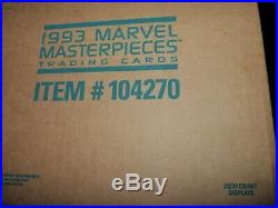 1993 Skybox Marvel Masterpieces Trading Cards Factory Sealed 20 Box CASE RARE