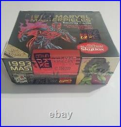 1993 Skybox Marvel Masterpieces Trading Cards Factory Sealed Box Free Ship