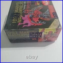 1993 Skybox Marvel Masterpieces Trading Cards Factory Sealed Box Free Ship