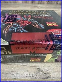 1993 Skybox Marvel Masterpieces Trading Cards New Factory Sealed Box