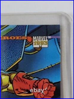 1993 Skybox Marvel Universe Series 4 Card Ironman (privet Collection) MUST SEE