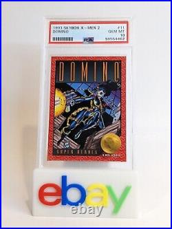 1993 Skybox Marvel X-Men Series 2 Domino (#11) PSA 10 Gem MINT (Pop 1) FREE Ship