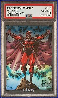 1993 Skybox X-Men Magneto PSA 10 2 Holithogram H-2 Marvel Card 1993 Skybox X-Men Magneto PSA 10 2 Holithogram H-2 Marvel Card
