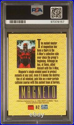 1993 Skybox X-Men Magneto PSA 10 2 Holithogram H-2 Marvel Card 1993 Skybox X-Men Magneto PSA 10 2 Holithogram H-2 Marvel Card