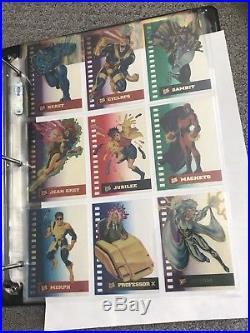 1994 + 1995 Marvel Fleer Ultra X-men cards Mega Set with Binders + Silver X-Overs