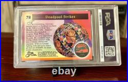 1994 DEADPOOL Marvel Universe #78'94 Flair PSA 10 Gem Mint Low Pop