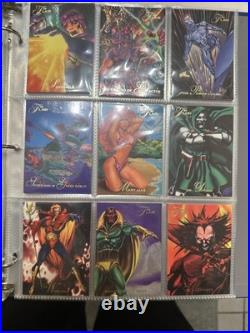 1994 Flair Marvel Complete 150 Card Set & 18 Power Blast Foil Set Pristine