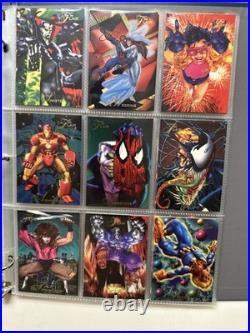 1994 Flair Marvel Complete 150 Card Set & 18 Power Blast Foil Set Pristine