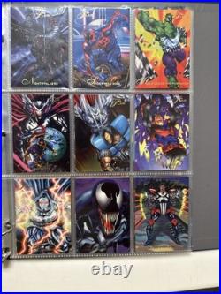 1994 Flair Marvel Complete 150 Card Set & 18 Power Blast Foil Set Pristine