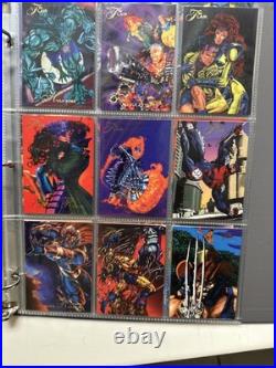 1994 Flair Marvel Complete 150 Card Set & 18 Power Blast Foil Set Pristine