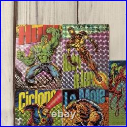 1994 Flair Marvel Pepsi Prism Chase x5 Cards Spanish Mexico Retro Pepsi 1st Ed