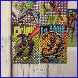 1994 Flair Marvel Pepsi Prism Chase x5 Cards Spanish Mexico Retro Pepsi 1st Ed