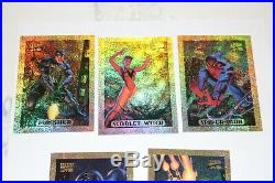 1994 Fleer Marvel Masterpieces Gold Jumbo Holofoil Complete Chase Set 10 Cards