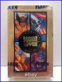 1994 Fleer Marvel Masterpieces Trading Cards 36 Packs FACTORY SEALED BOX