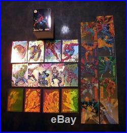 1994 Fleer Marvel Universe Master Set (200) + Inserts inc Holograms (23 cards) +