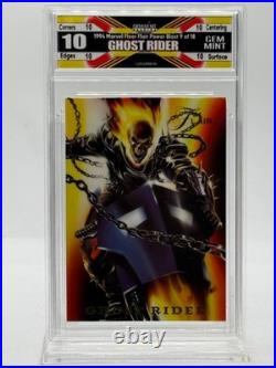 1994 Marvel FleerFlair Power Blast Gold GHOST RIDER (#'d 9/ 18)